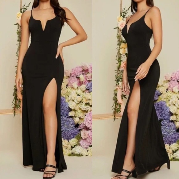 Luxe Green Party formal evening wedding gown dress - Picture 3 of 6